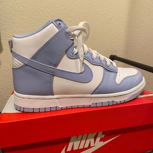 nike dunk high aluminum blue